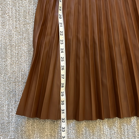 NWT Zara Faux Leather Pinafore Mini Dress - Picture 11 of 11